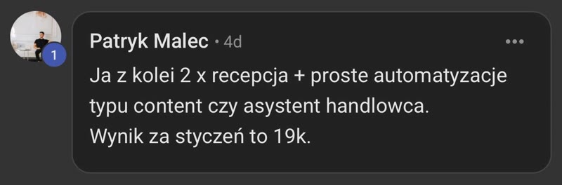 Opinia uczestnika #10 programu AI Expert Academy prowadzonego przez Bartosza Cruz